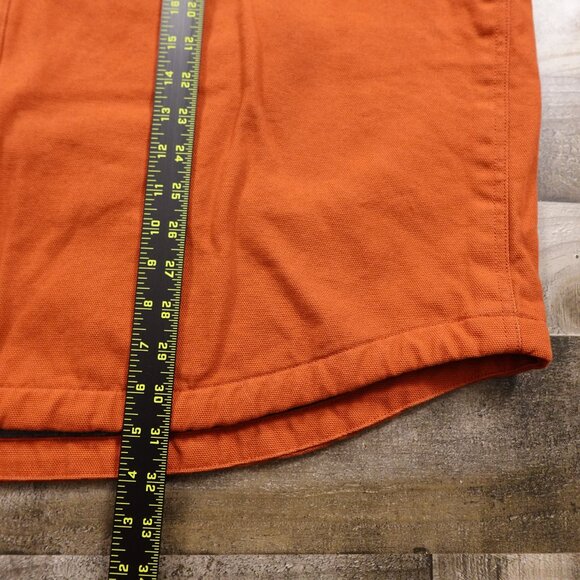 Duluth Trading Hanger Bender Fire Hose Shirt Jac Men's  2XL Lined Rust Orange - Picture 5 of 10